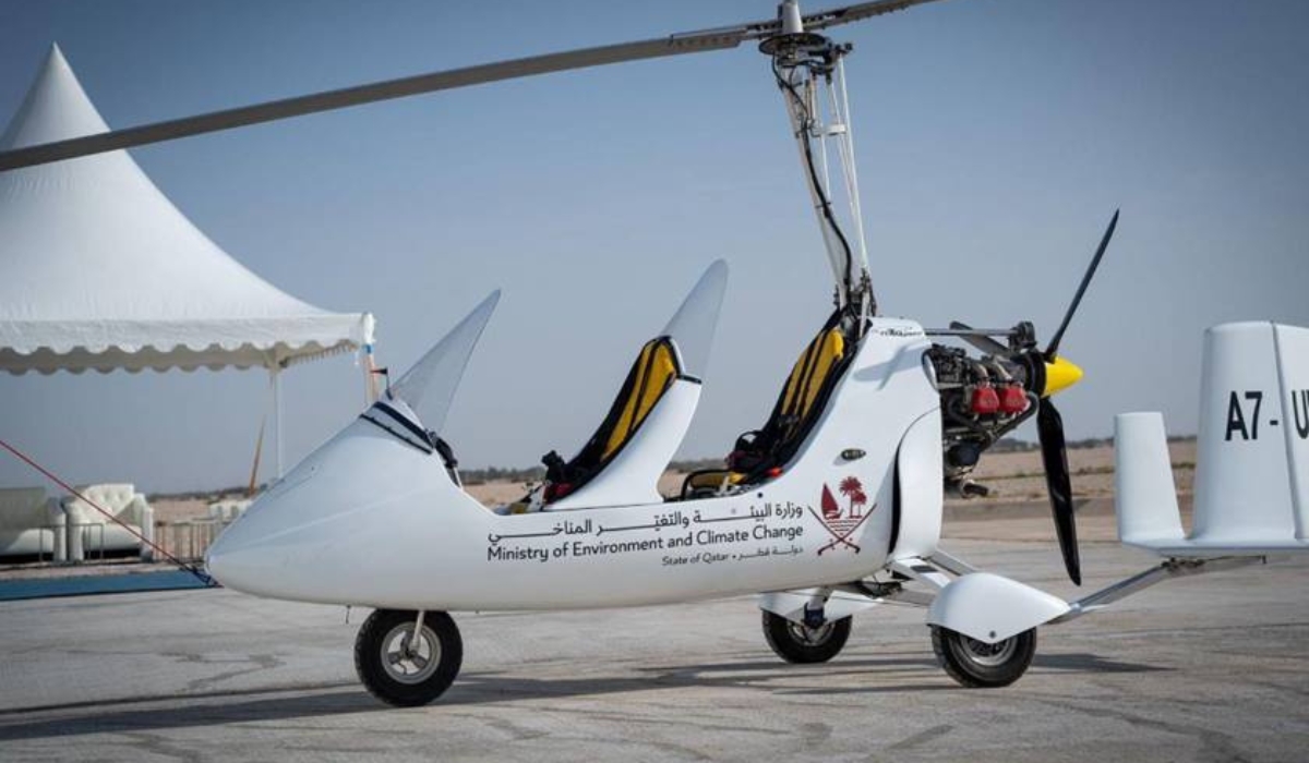 MoECC Launches Environmental Aerial Monitoring System Using Autogyro Aircraft